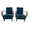 Pair of Art Deco armchairs by J. Halabala model H-227, Czechoslovakia, 1930s