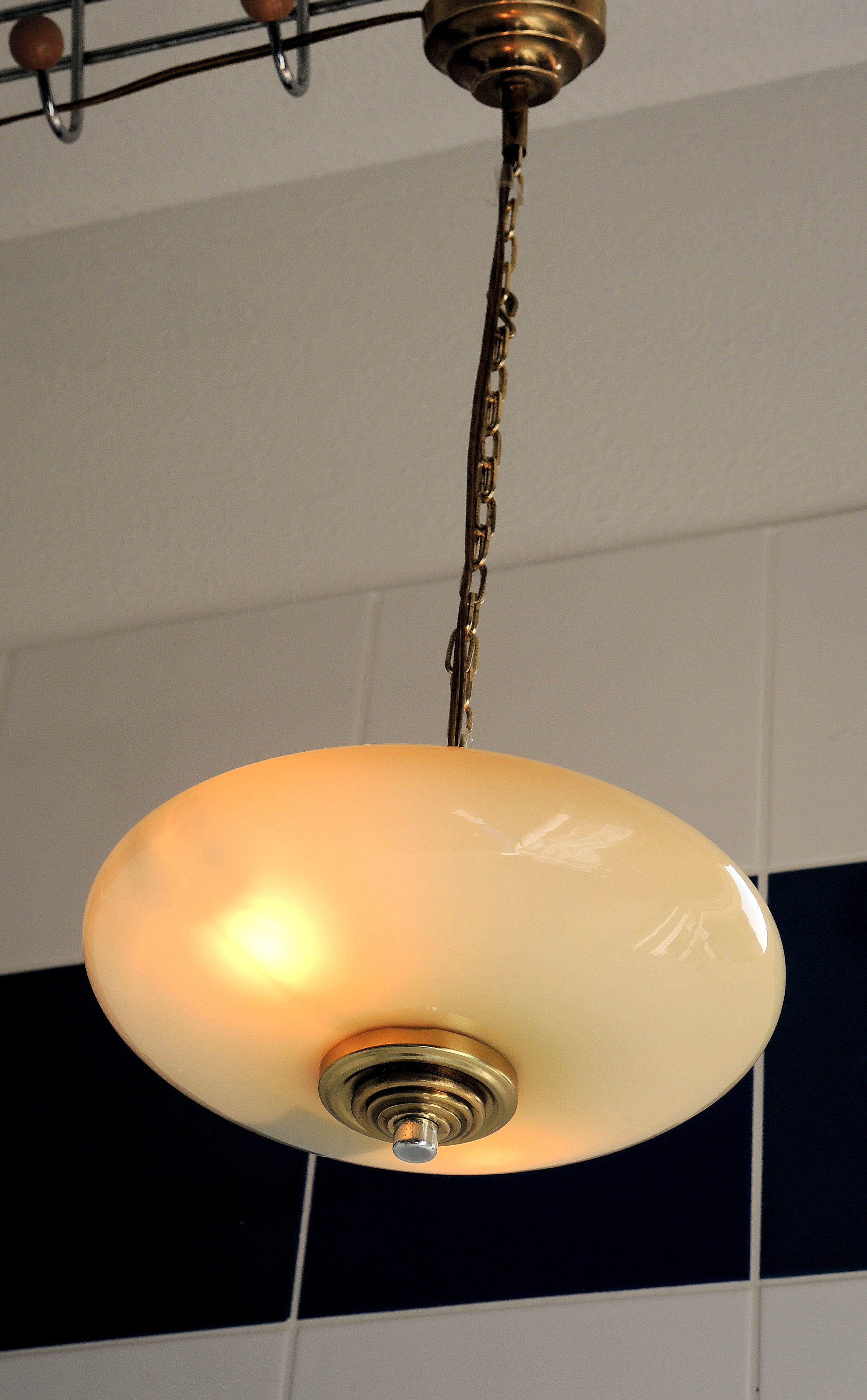 Hanging lamp opaline 24