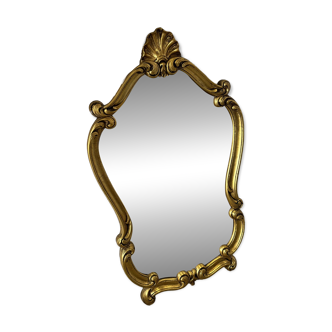 Gilded wooden mirror