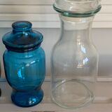 Old glass bottles