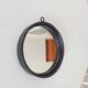 Brutalist antique mirror in wrought iron DLG Jean Touret