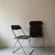 Lot de 2 chaises design Plia de Giancarlo Piretti edition Castelli 1970
