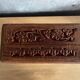 Vintage carved wooden jewelry/work box