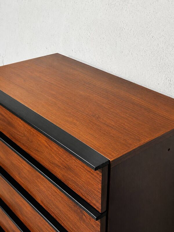 Commode en placage de palissandre, Interlubke Germany, 1970