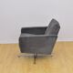 Mid-century velor swivel armchair, 1960s