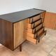Walnut row renovated by Rajmund Teofil Halas Vintage Polish 1968