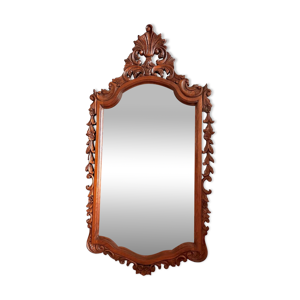 miroir en bois sculpté