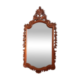Vintage carved wooden mirror 110x58
