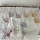 Old soda glasses Huile Lesieur