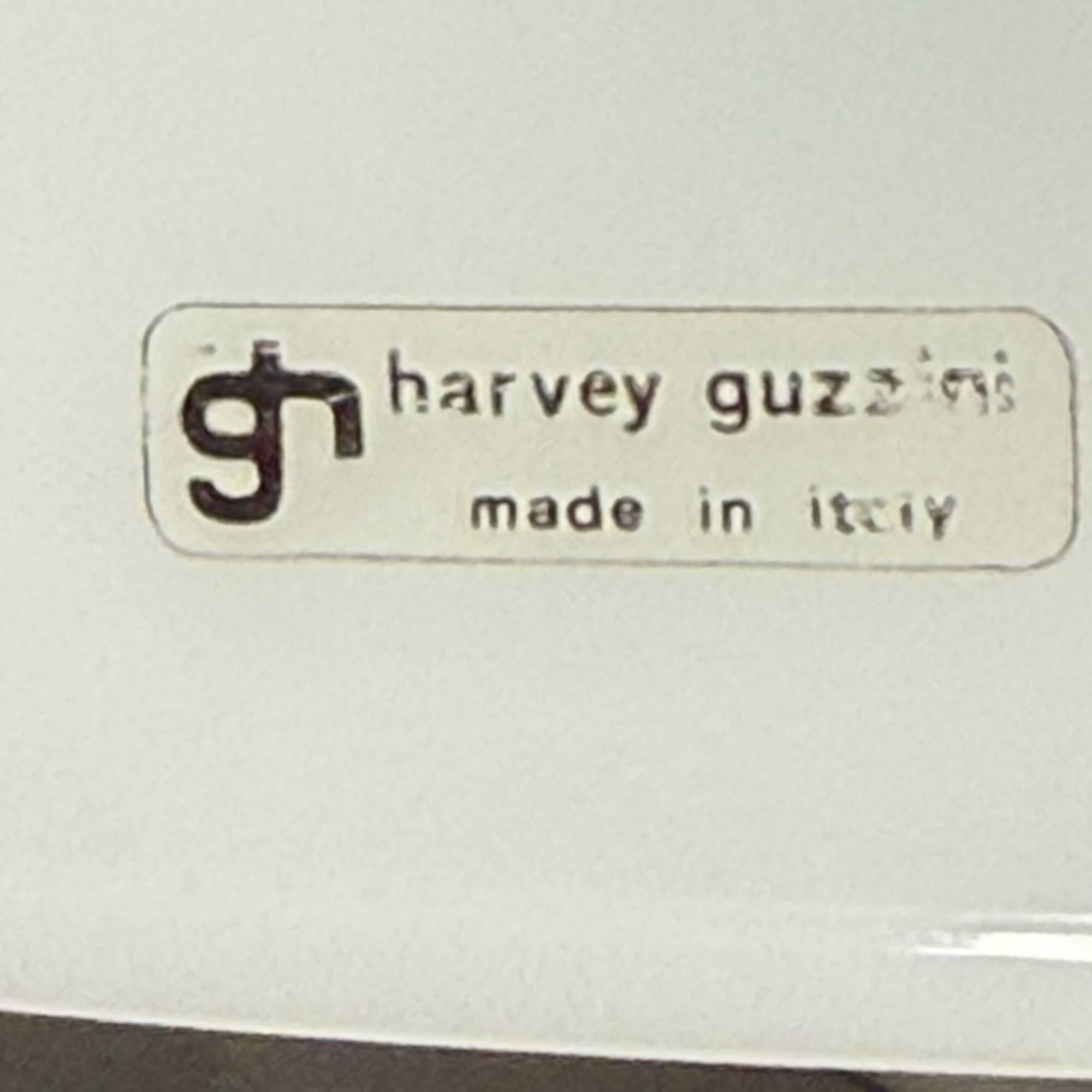 Pendant Lamp Harvey Guzzini with Large Acrylic Shade, 1970s