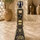 Handcrafted Moroccan Hanukkah menorah in glazed ceramic – Handmade – 30 × 30