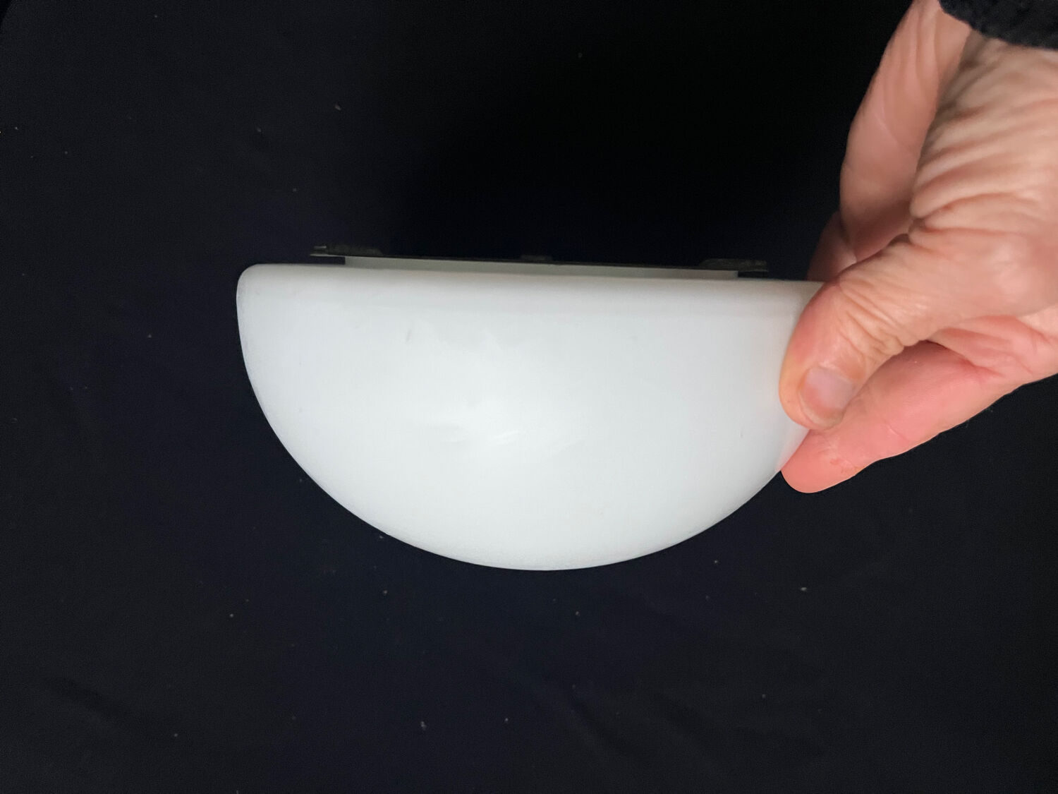Baby matte opaline ceiling light minimalist