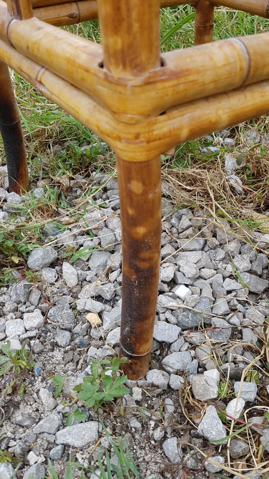 Vintage rattan selette