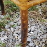 Vintage rattan selette