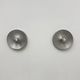 Mid-century design disc lamp, 1970s attributed to Charlotte Perriand for Les Arcs, set of 2