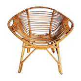 Rattan lemon chair 1960