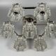 1960s 1970s Ceiling or Wall Lamp German Ice Glass Space Age Design