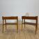 Paire de tables de chevet en teck par AB Carlström, 1960