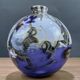 Vase boule soliflore en verre de Murano