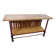 Iron and wood table, professional furniture