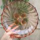 Art Deco glass cup by Rosaline France