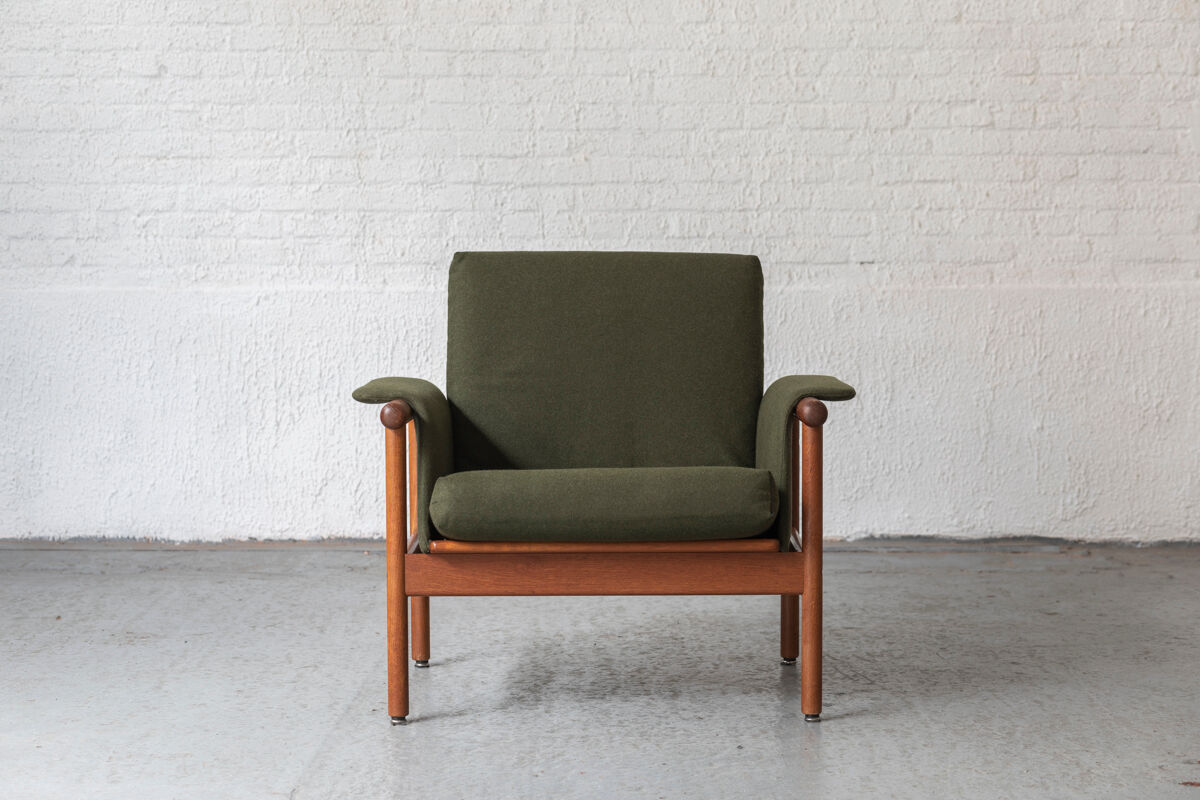 Wiki lounge chair by Illum Wikkelso, Denmark, 1960's