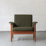 Wiki lounge chair by Illum Wikkelso, Denmark, 1960's