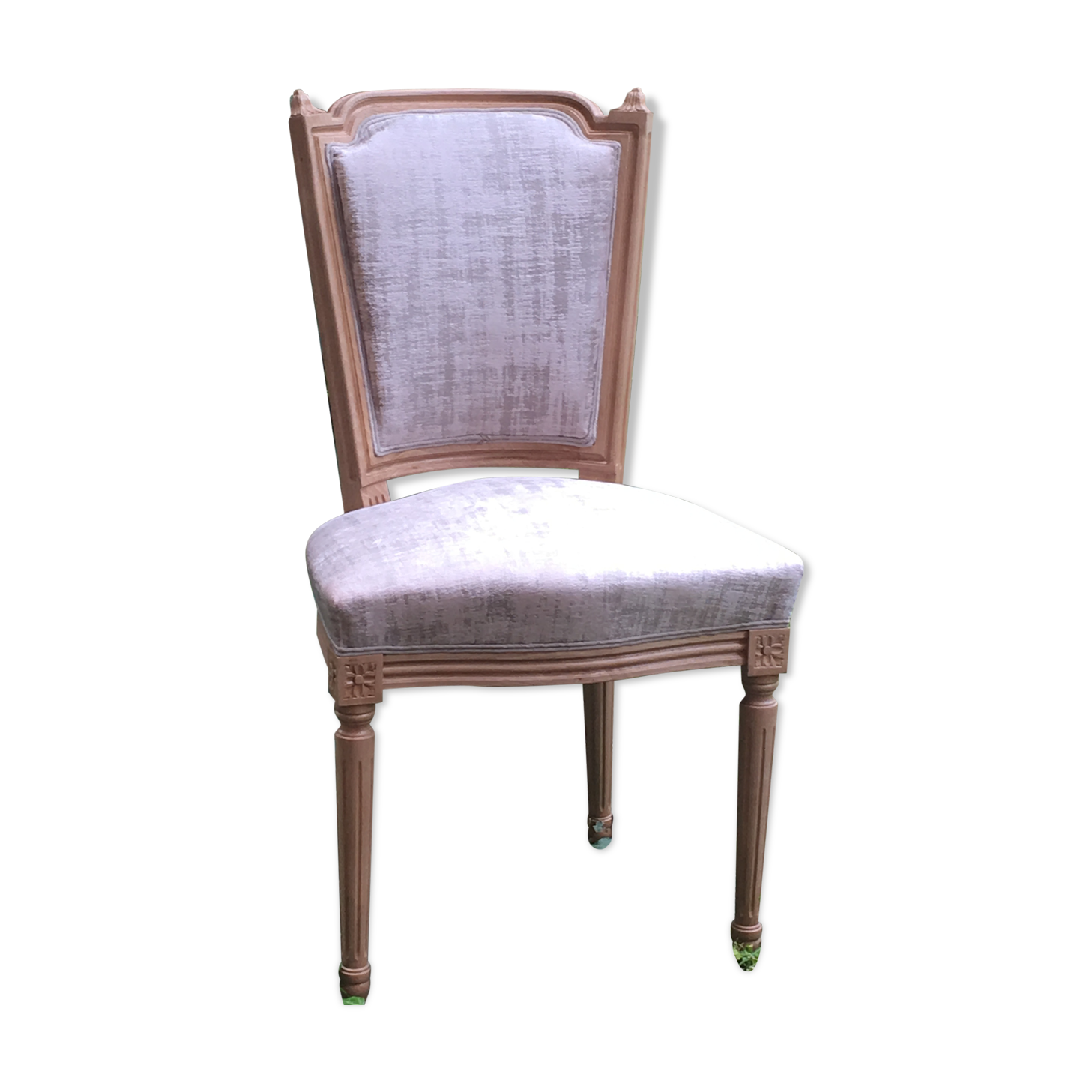 Louis XVI-style chair, with a sling or "Policeman's Hat"