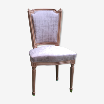 Louis XVI-style chair, with a sling or "Policeman's Hat"