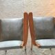 Pair scandinavian armchairs 60