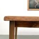 Table de ferme vintage en peuplier
