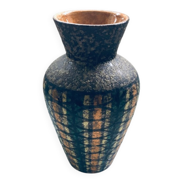 Vintage Art Ceramics Seta Vase attributed to Aldo Londi for Bitossi Raymor, Italy, 1960s