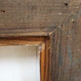 Carved wooden frame