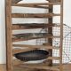 Old pastry board, wooden pie carrier,