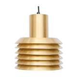 Danish pendant lamp in golden brass 60