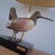 Vintage woodcock lamp by Elli Malevolti for Artiflex, designer lighting
