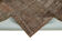 Hand-knotted oriental overdyed 170 cm x 243 cm brown patchwork carpet