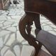 Late 19th century walnut console table