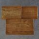 Nesting tables in oak, made by a Danish cabinetmaker, mid-century modern, 1960s.