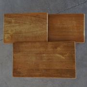 Nesting tables in oak, made by a Danish cabinetmaker, mid-century modern, 1960s.