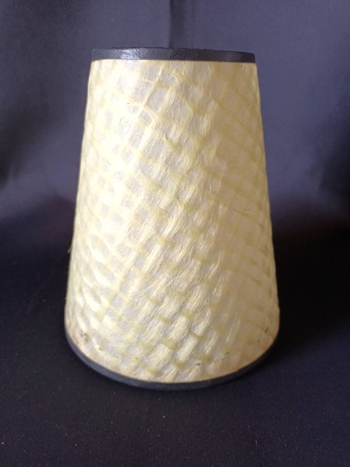 Vintage clip-on lampshade