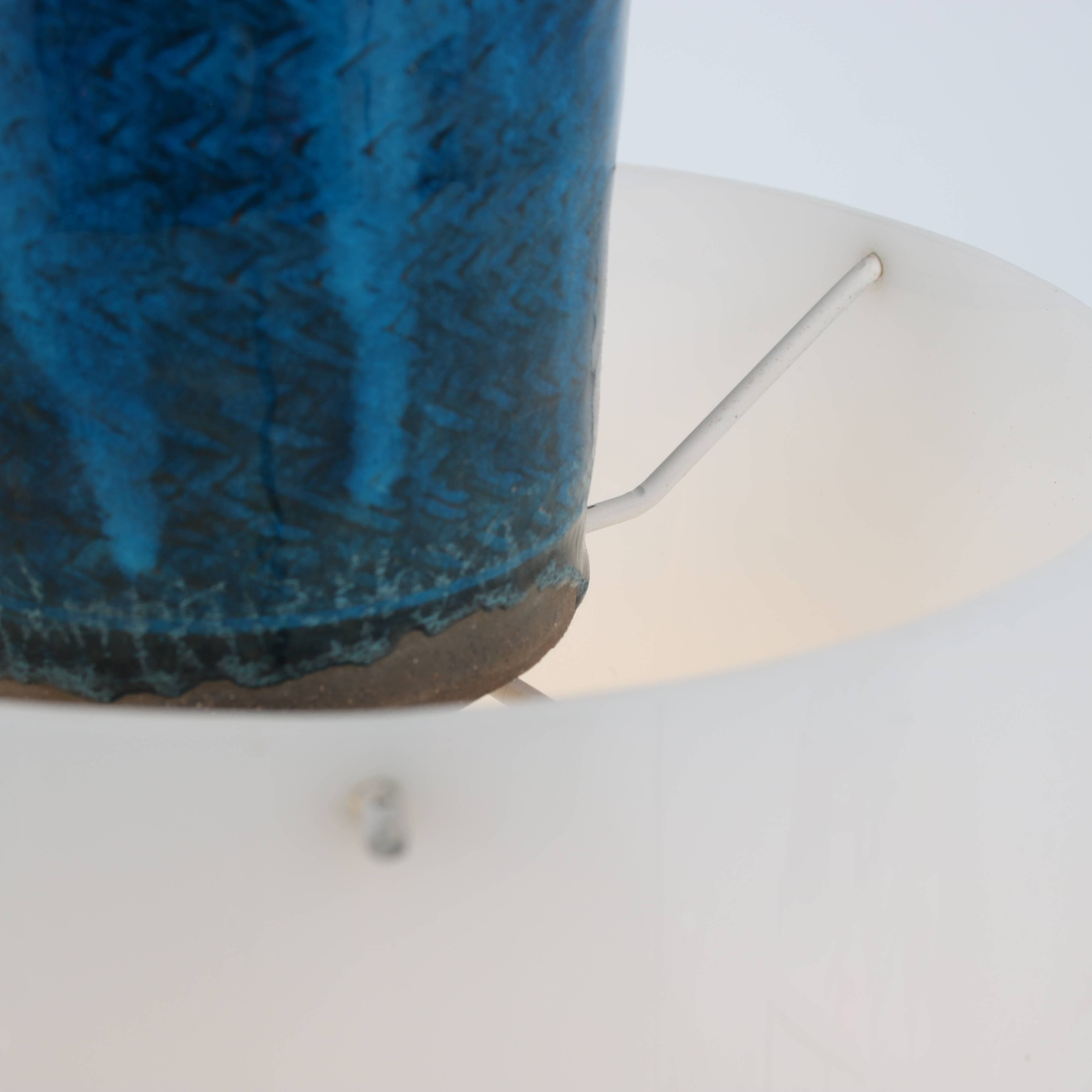 1960s Ceramics hanging lamp by Aldo Londi for Bitossi, Italy