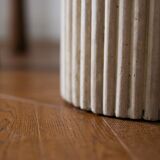 Travertine high table - 100 cm