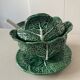 Cabbage tureen in slip 4 pieces