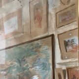 Tableau aquarelle époque Art Déco