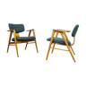 Mid-century set of two Birch armchairs FT14 by Cees Braakman for Pastoe, 1950s