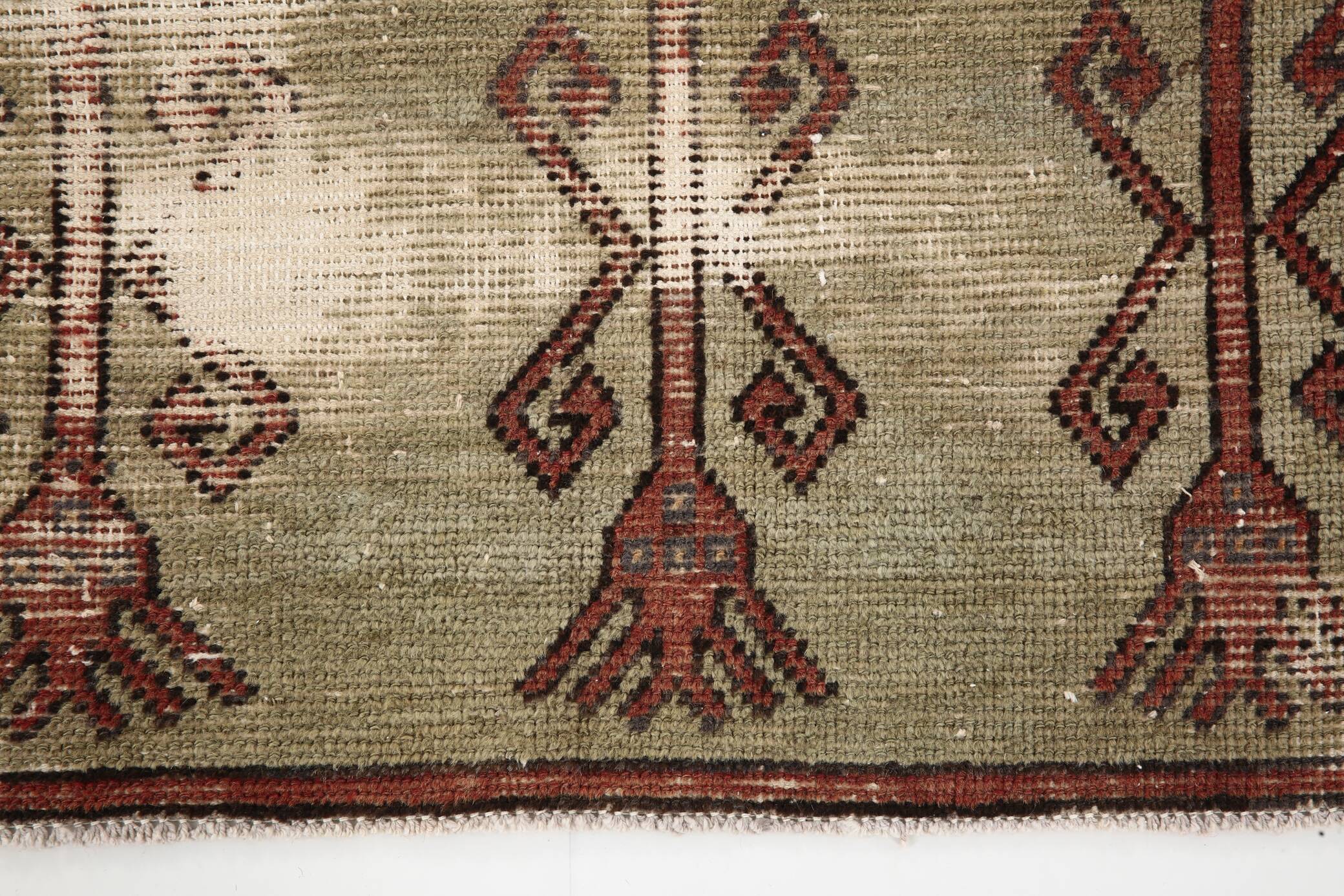 5x7 Classic Brown Red Handmade Vintage Rug, 151x214Cm SK 3054