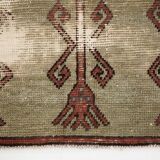 5x7 Classic Brown Red Handmade Vintage Rug, 151x214Cm SK 3054