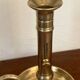 Pair of brass candle holders
