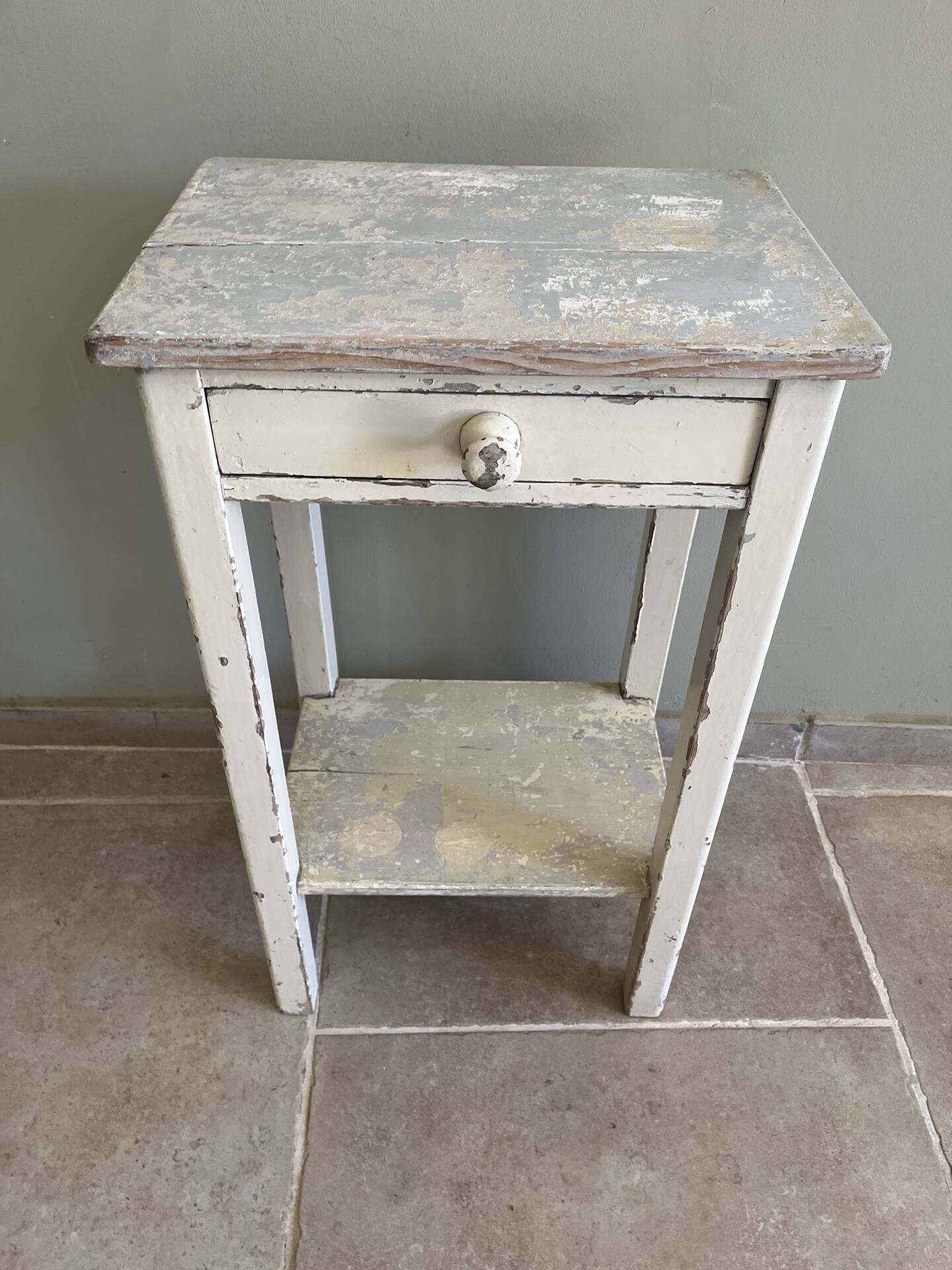 Console ancienne esprit maison de campagne 
